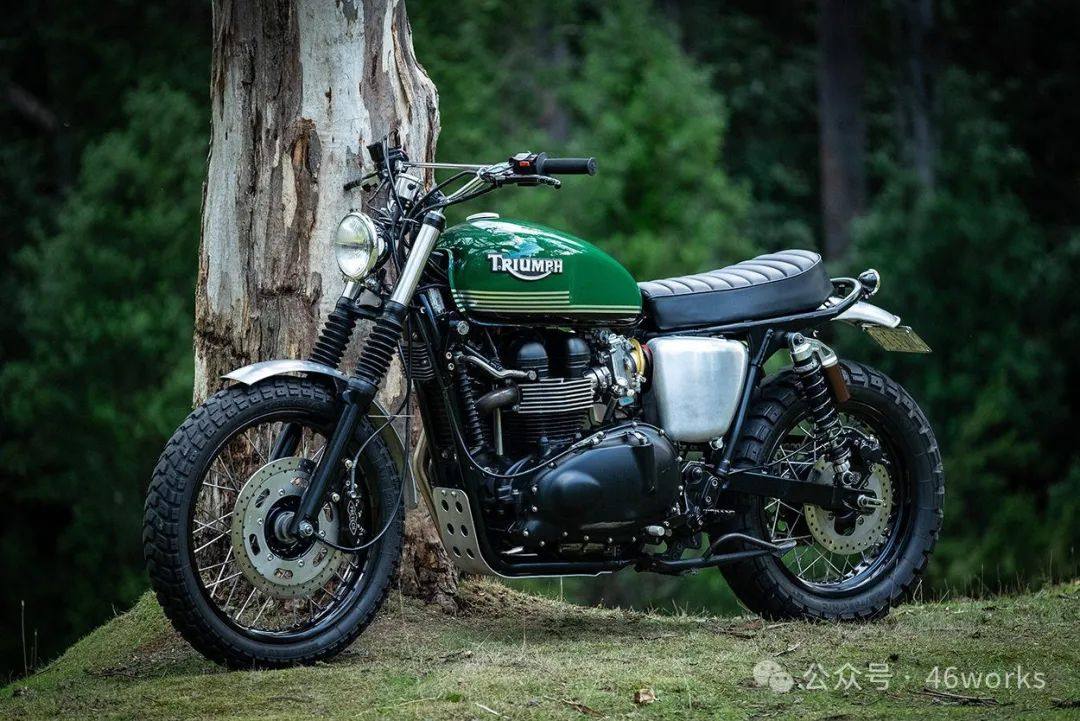 霸气绿魔:Triumph Scrambler