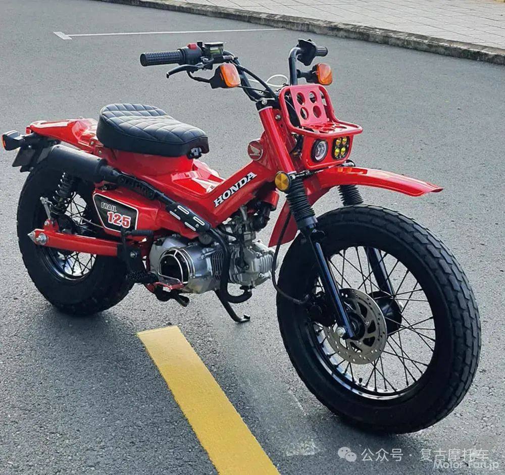 谁来出个弯道抄车版？本田CT125大脚车改装 | 每日一车