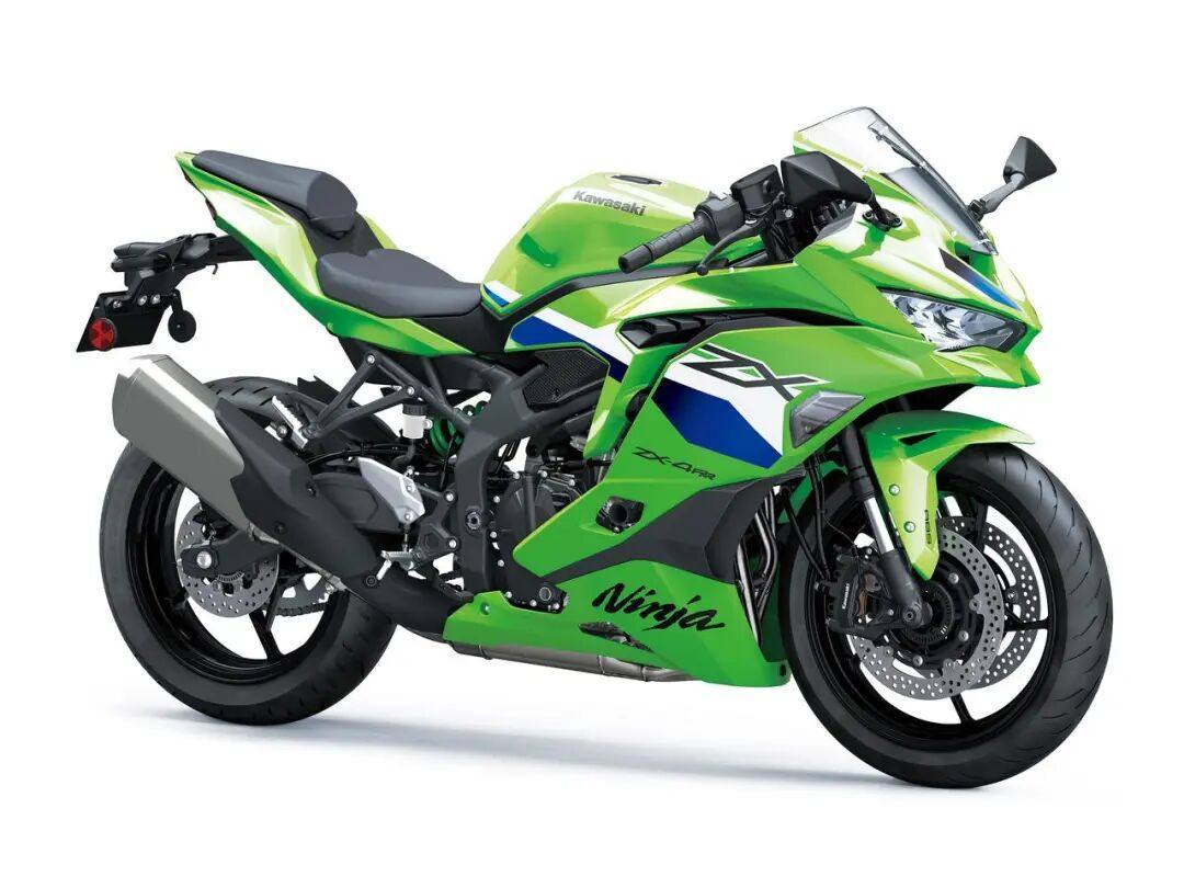 川崎发布2026川崎Ninja ZX-4RR,柠檬绿配色涂装小改