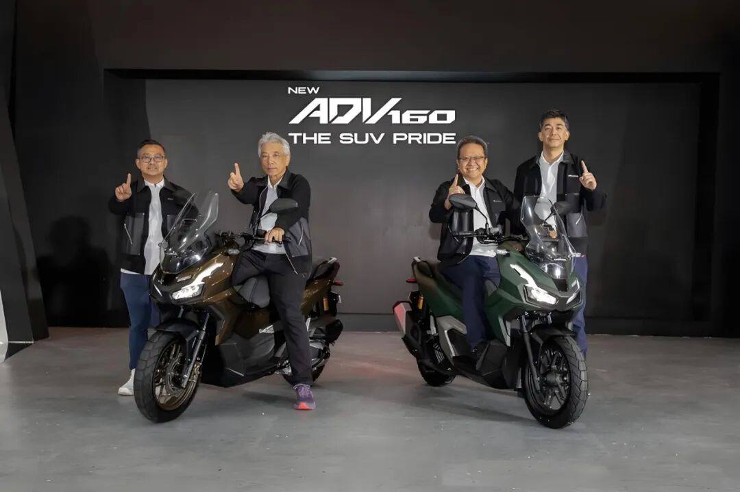 升级5寸TFT仪表,本田ADV160海外上市