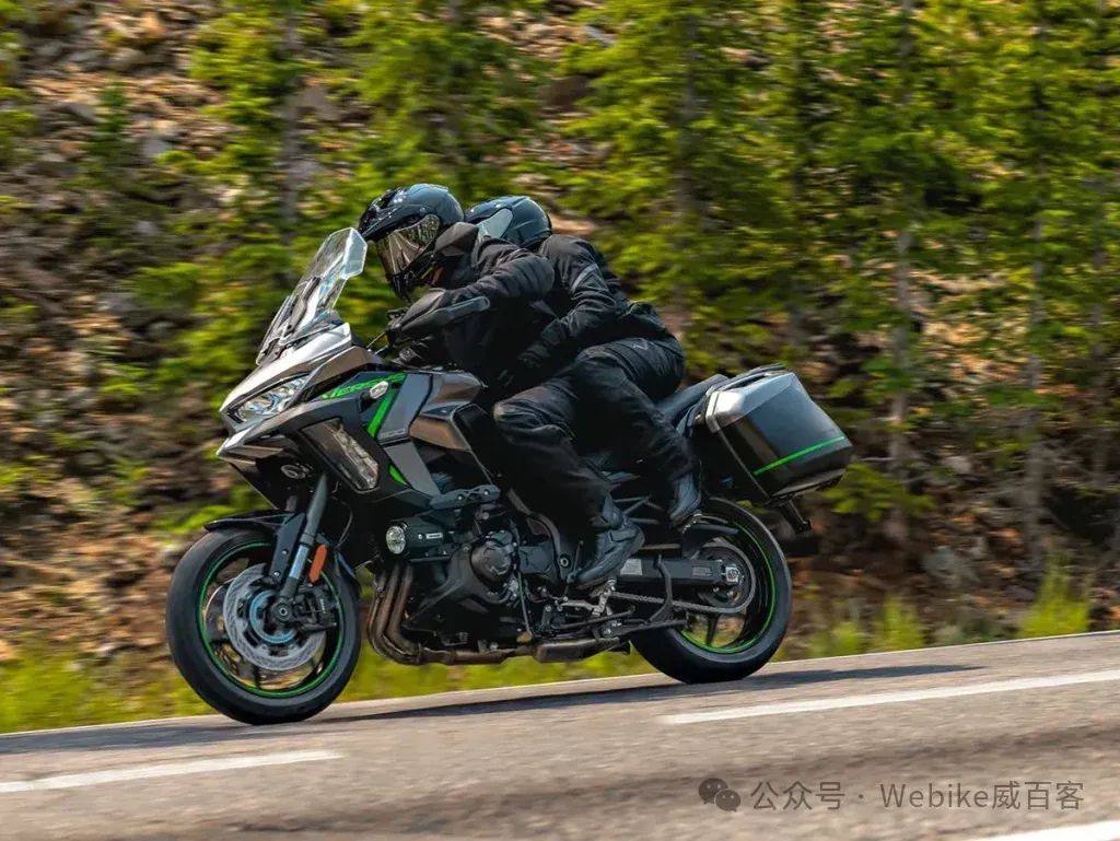 2025 川崎Versys 1100登场,马力提升配合电子避震,冒险旅程再进化!