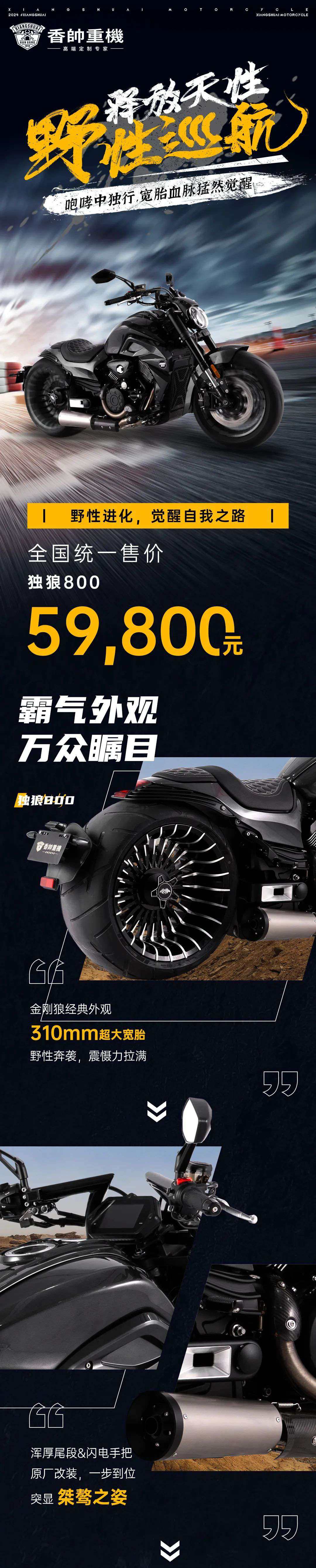 59800!独狼800,野性进化!