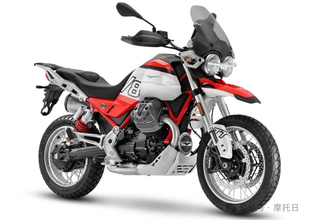 Moto Guzzi发布V85TT Rosso Fuji,白红双色调动感十足