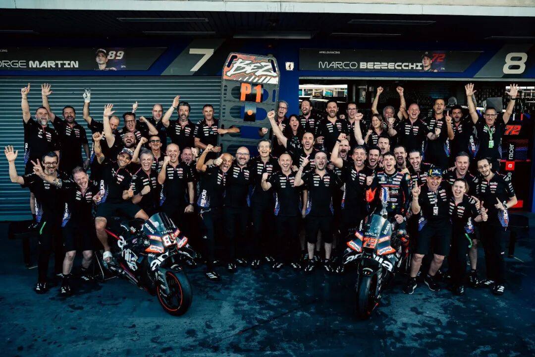 前五占四席!阿普利亚MotoGP泰国站表现强势