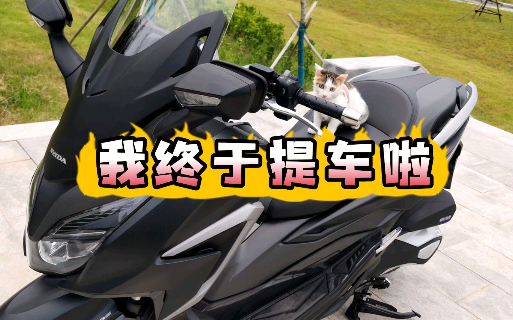 提车了！本田佛沙NSS350实用改装件分享(一）