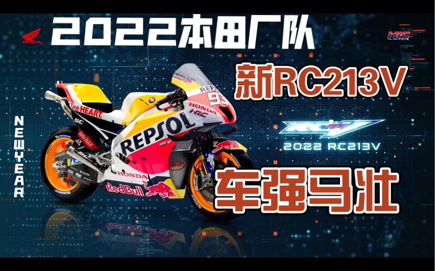 本田新一代RC213V闪亮登场，大改之后车强马壮，准备在HRC成立40周年之际，拿下冠军作为贺礼！马奎斯准备大杀四方了！