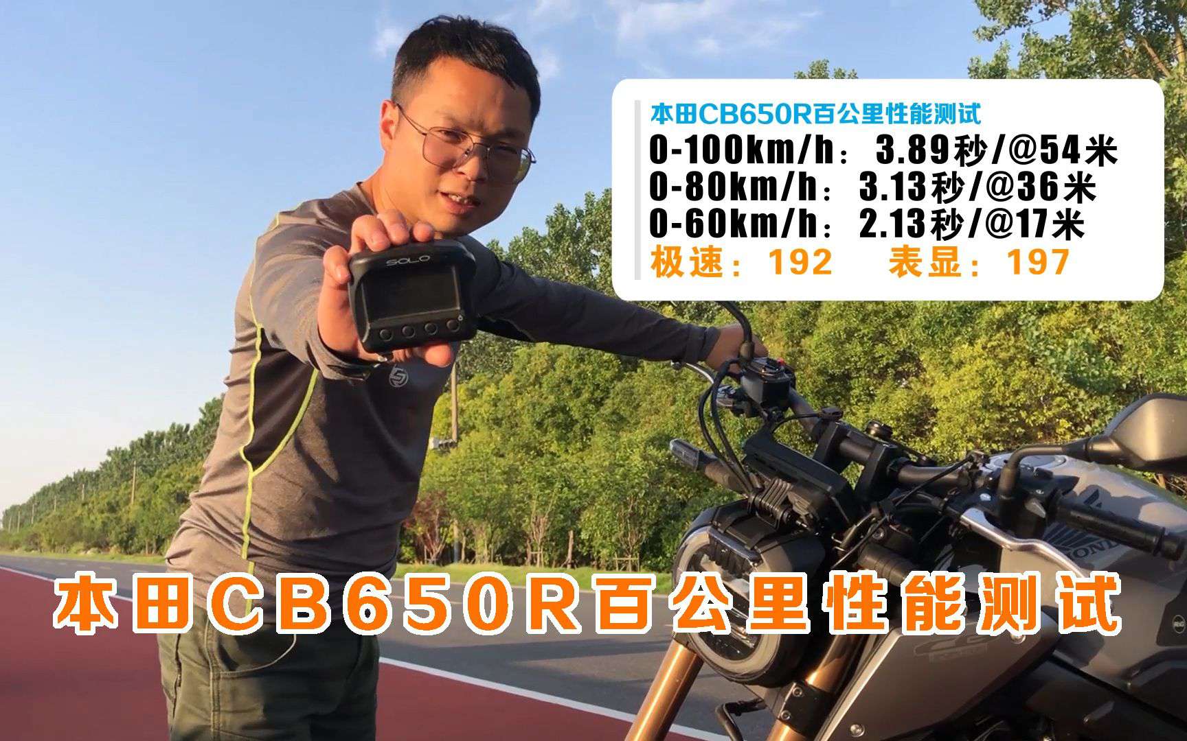 加速实测 |本田CB650R百公里性能测试 · 骑士网