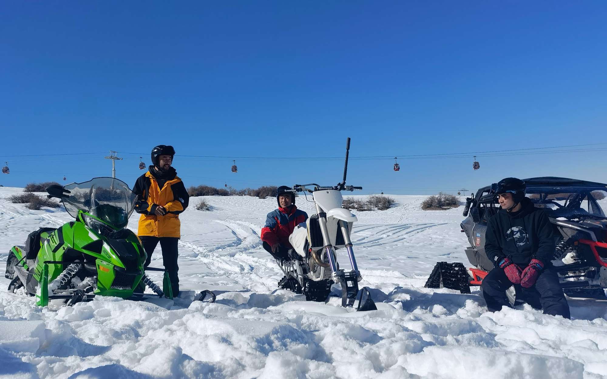 《宏義的摩托》中国第一台雪地越野摩托车