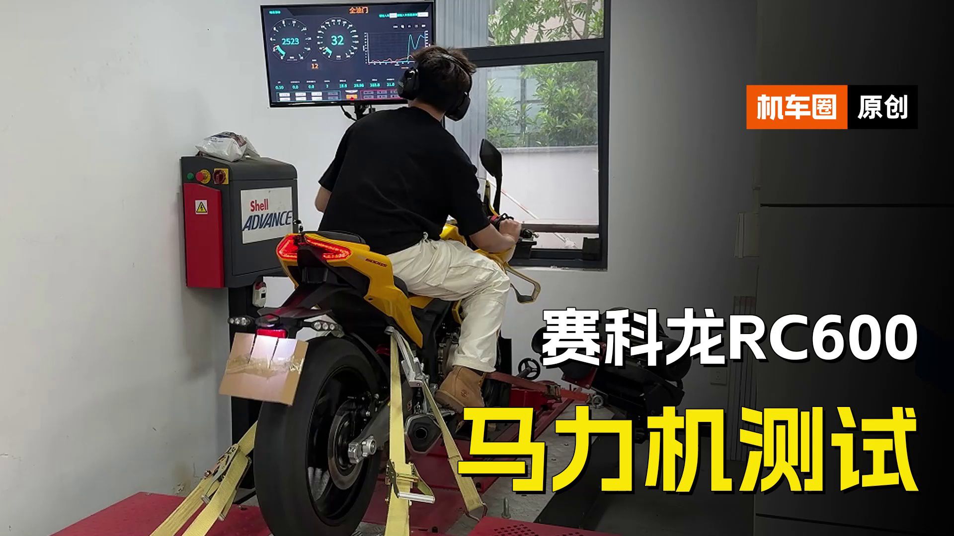 赛科龙RC600，马力机测试